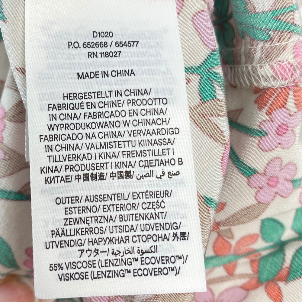 BODEN Rosie Godet Tea Dress in Foliage Bud Size 4- NWT - Picture 14 of 15